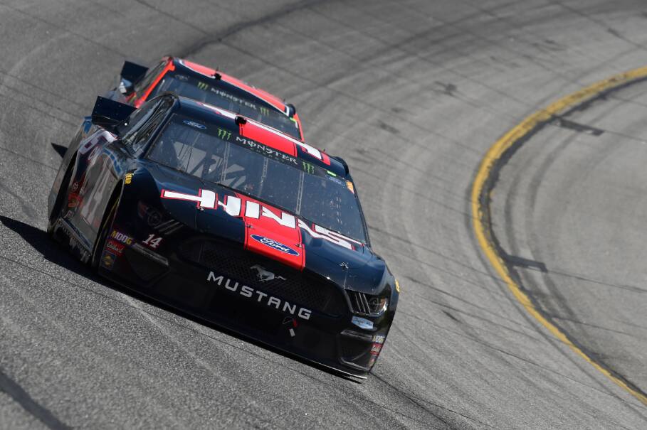Ford led 177 of the 325 laps Sunday afternoon, as five Mustangs finished inside the top 10. Ford led 177 of the 325 laps Sunday afternoon, as five Mustangs finished inside the top 10.
